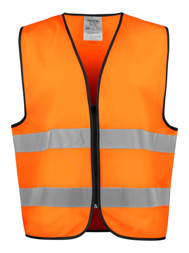 Safety Vest With Zipper - 6709