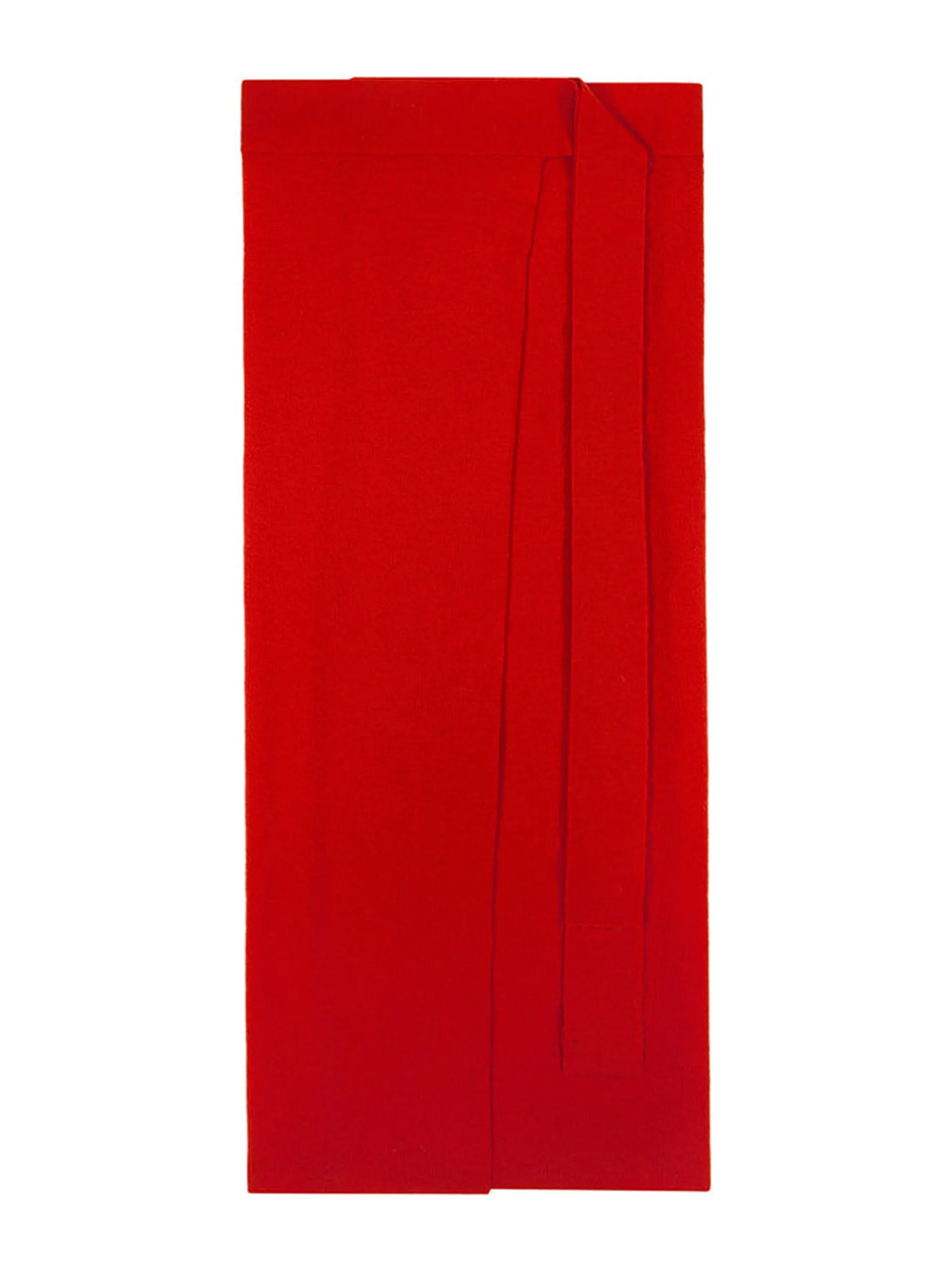 Sari wrap knit skirt