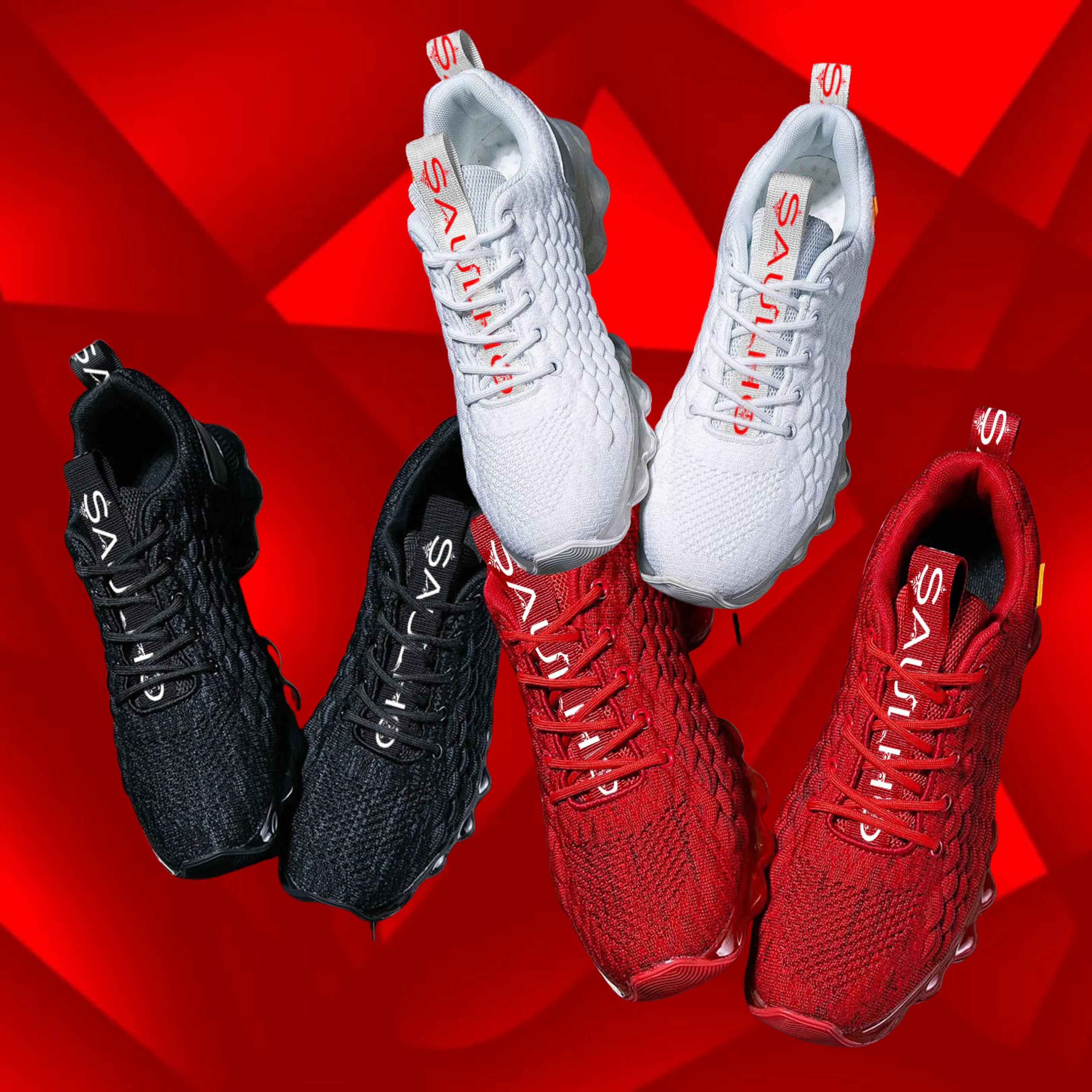 Saulho Mens Running Sneaks