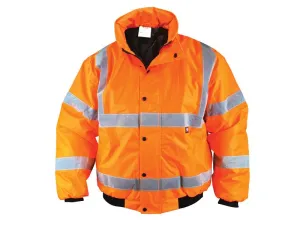 Scan Hi-Vis Bomber Jacket Orange - M (41in)
