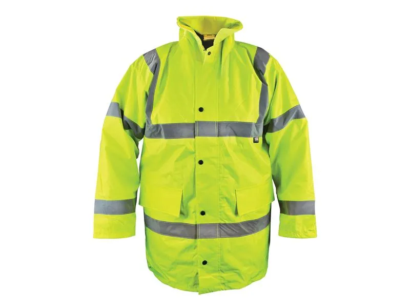 Scan Hi-Vis Motorway Jacket Yellow - XL (48in)