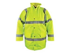 Scan Hi-Vis Motorway Jacket Yellow - XL (48in)