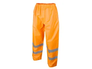Scan Hi-Vis Motorway Trouser Orange - L (40in)