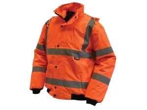 Scan Hi-Vis Orange Bomber Jacket - M (41In)