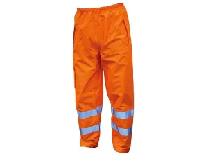 Scan Hi-Vis Orange Motorway Trousers - Xl (44In)