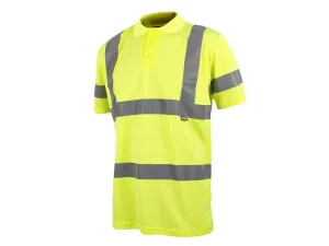Scan Hi-Vis Polo Shirt Yellow - XL (46in)