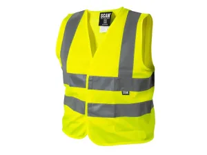 Scan Hi-Vis Waistcoat Yellow - Child 7-9