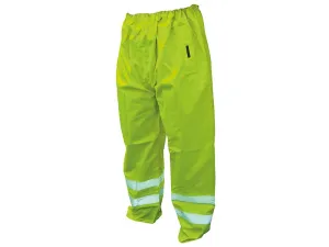 Scan Hi-Vis Yellow Motorway Trousers - M (36In)