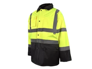 Scan Hi-Vis Yellow/Black Motorway Jacket - XL (48in)