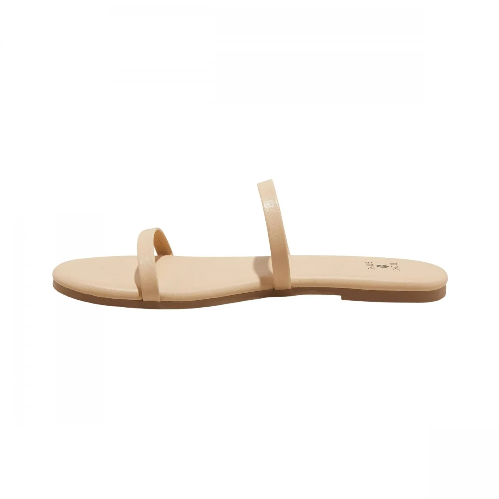 Shade & Shore Womens Indi Slide Sandals 89255338 Tan Brown 11M