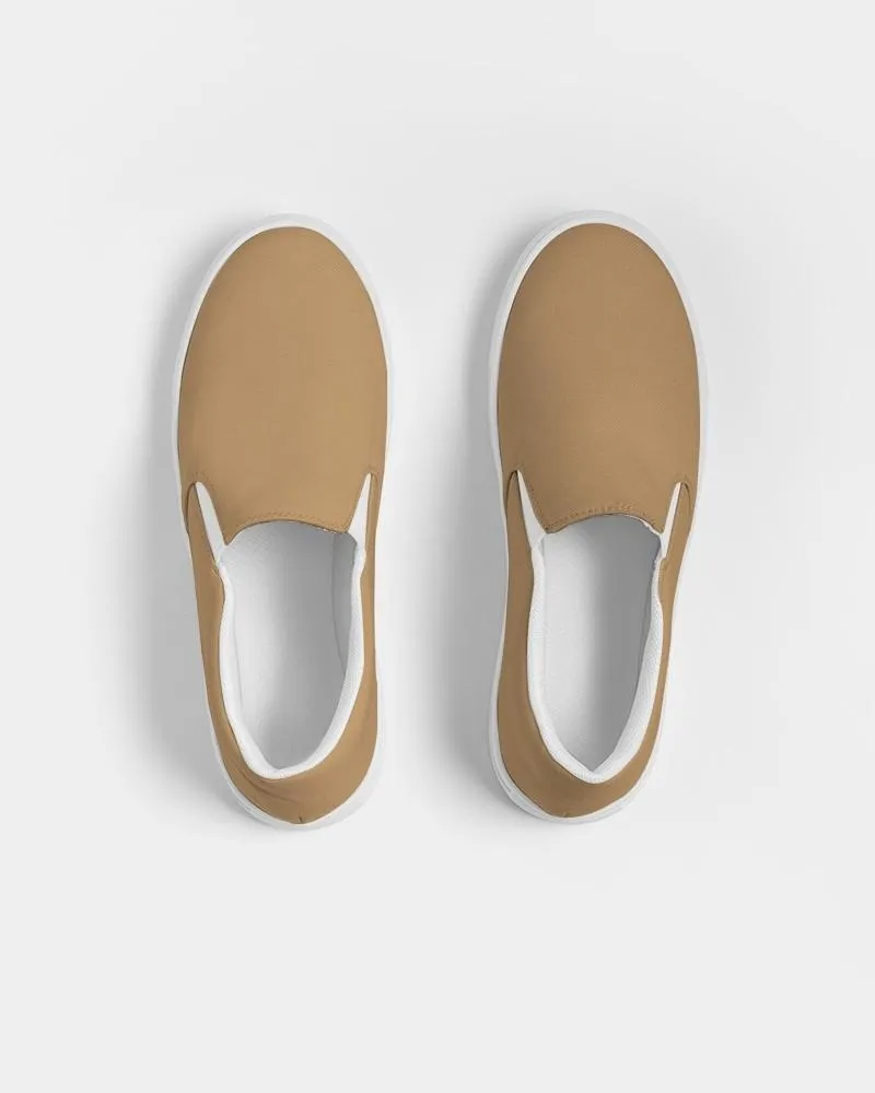 Shaded Pastel Orange Slip-On Canvas Sneakers | Men's | C0M30Y60K30