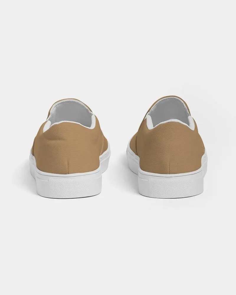Shaded Pastel Orange Slip-On Canvas Sneakers | Men's | C0M30Y60K30