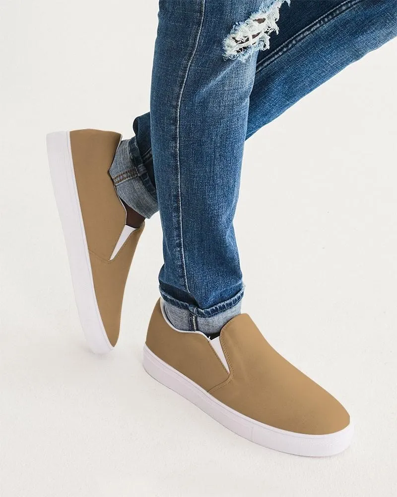 Shaded Pastel Orange Slip-On Canvas Sneakers | Men's | C0M30Y60K30