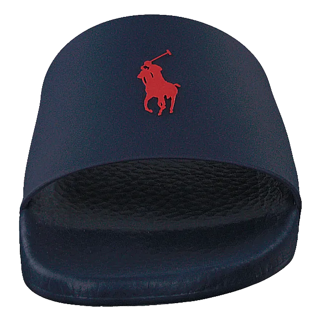 Signature Pony Slide Navy/Red Pp