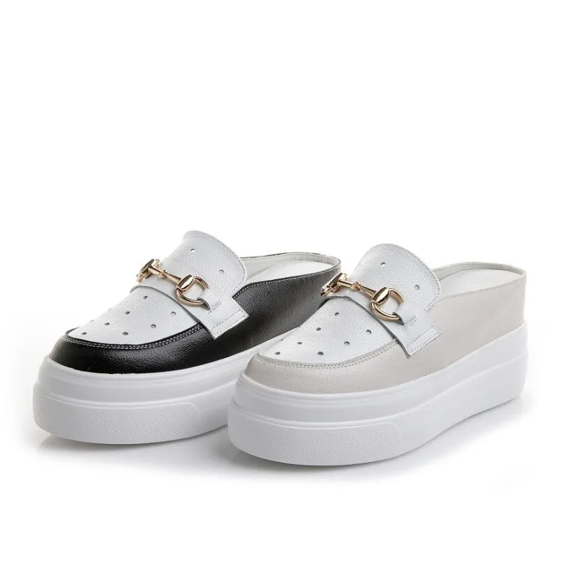 Small Thicksole Slip On Shoes GS317