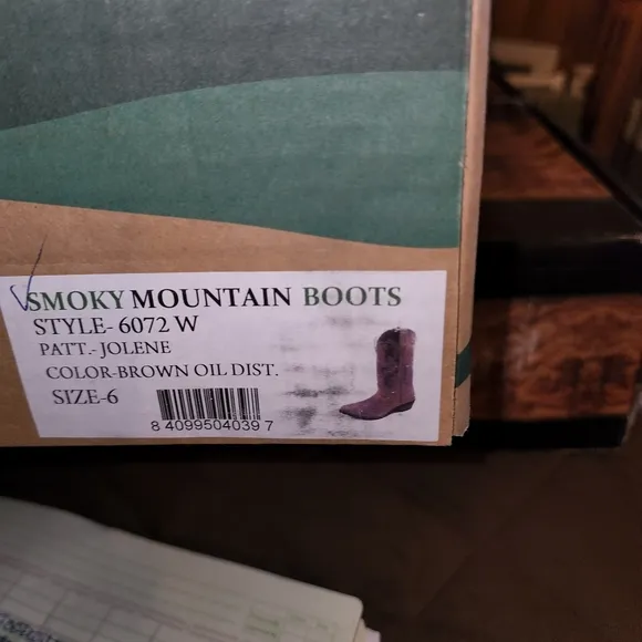 SMOKY MOUNTAIN NWT WOMENS JOLENE EMBROIDERED WESTERN SNIP TOE BOOTS