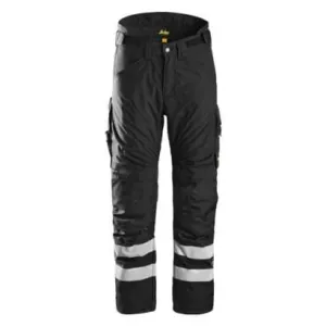 Snickers 6619 All-Weather Work 37.5 Insulated Padded Winter Trousers Hi Vis -