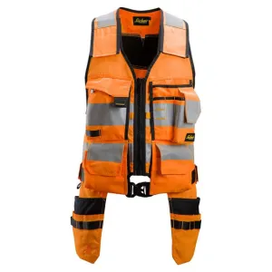 Snickers AllroundWork Hi-Vis Toolvest, Class 1, Orange