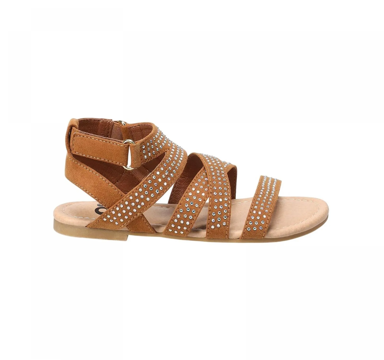 So Cecilaa Girls Gladiator Sandals CECILAACOGNAC Brown 1M