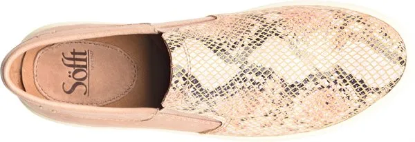 Somers blush snake slip-on sneakers