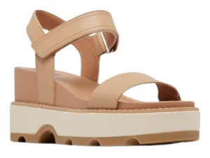 Sorel: Joanie IV Y Strap Wedge in Honest Beige/Bleached Ceramic