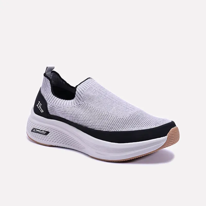 Sprint Gray Slip On Sneakers 0120506