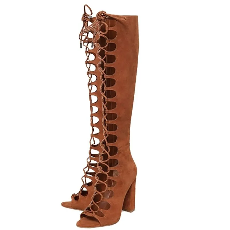 Stylish Gladiator High Heels Shoes