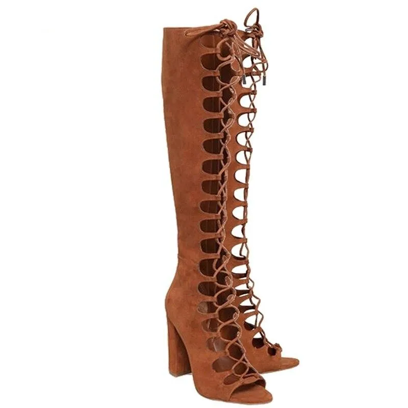 Stylish Gladiator High Heels Shoes