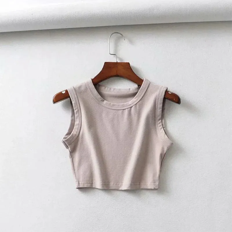 Summer vintage white crop tops