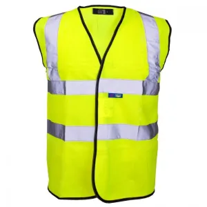 Supertouch Hi Vis Yellow Velcro Vest (XL)