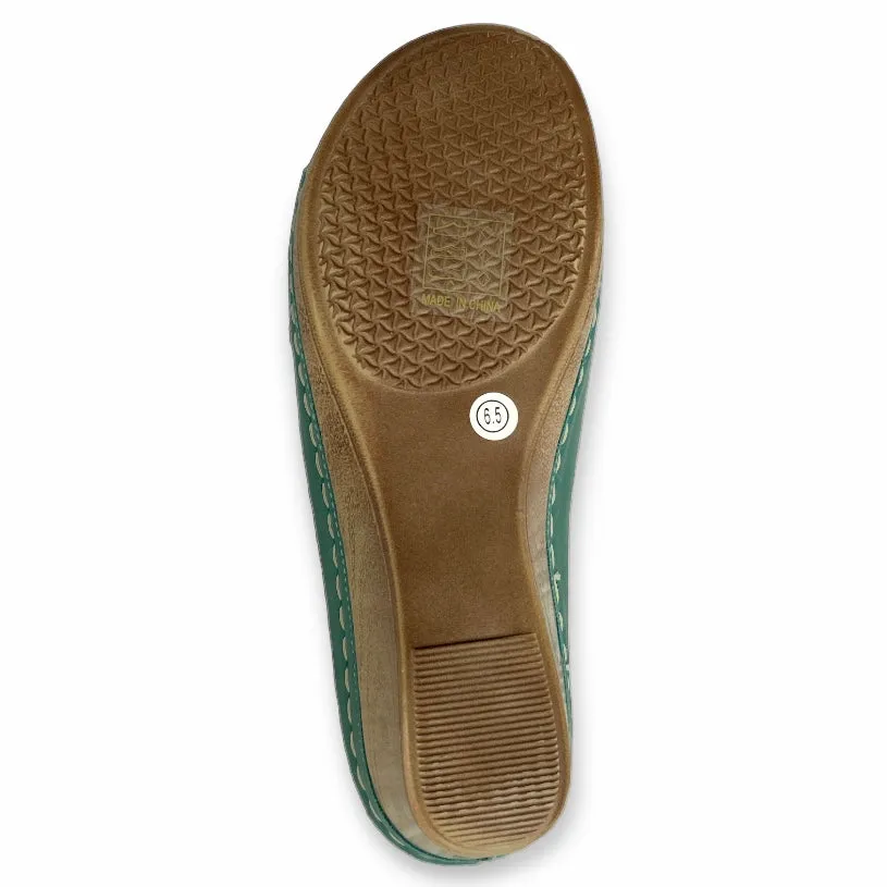 SYDNEY Slip-On Wedge Women's Sandals