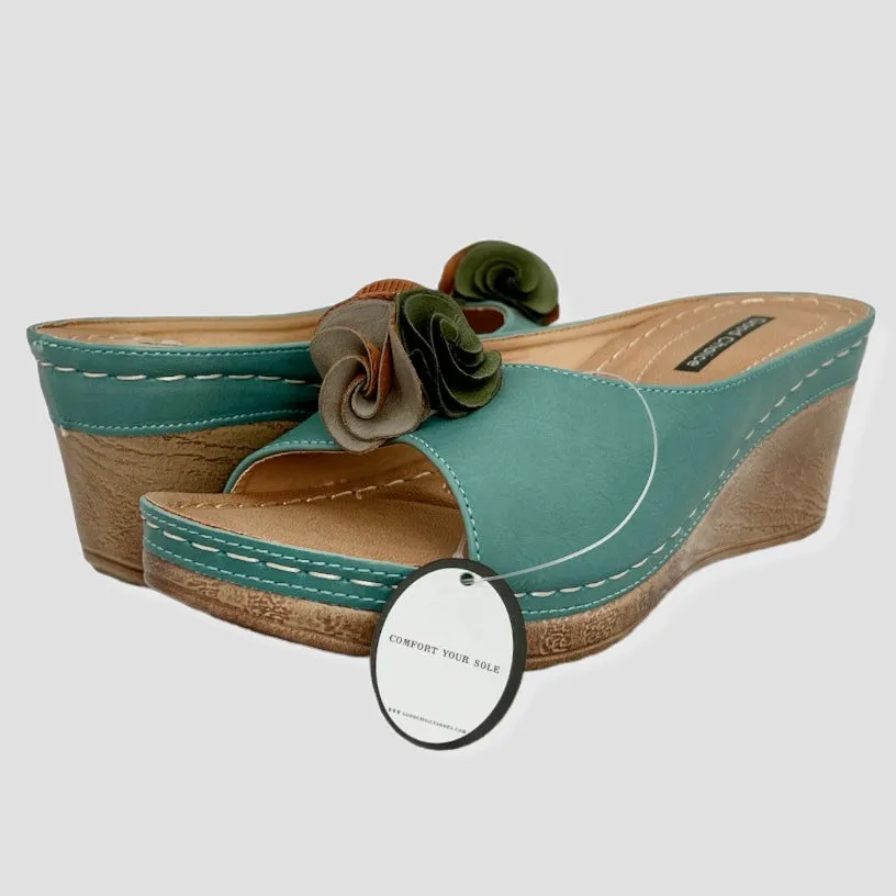 SYDNEY Slip-On Wedge Women's Sandals