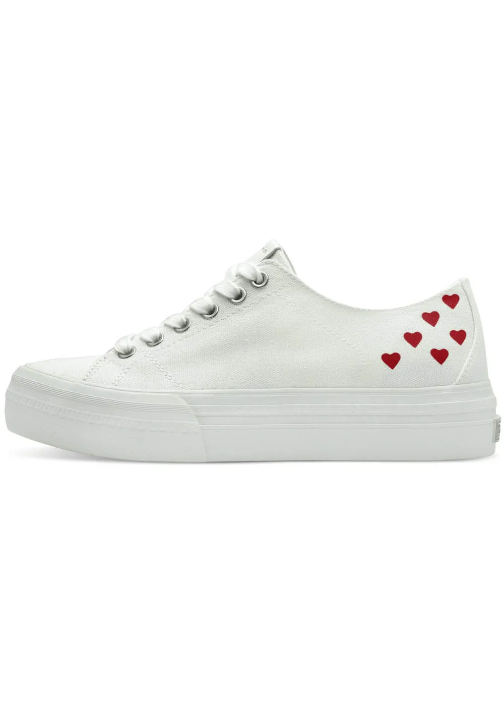 Tamaris Billie Hearts Vegan Sneakers White