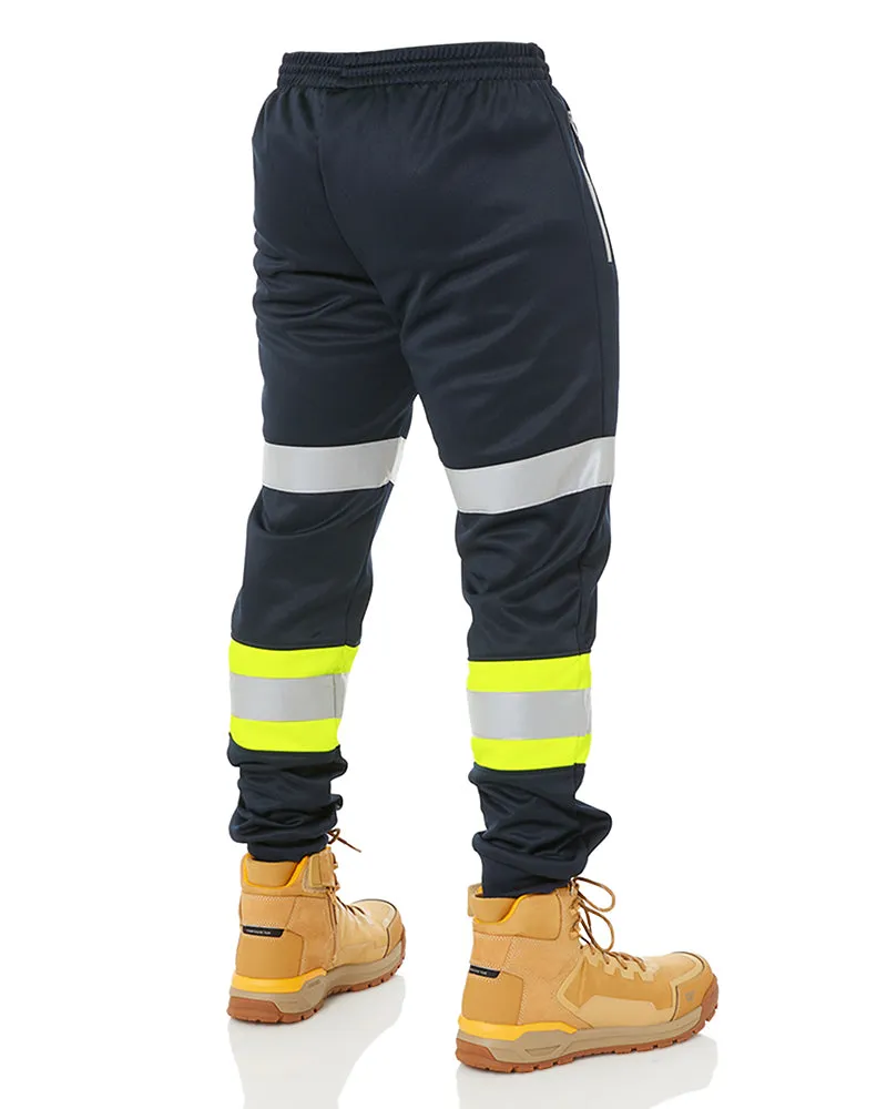 Taped Biomotion Track Pants - Yellow/Navy