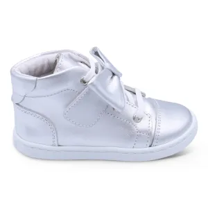 'Tatiana' Girls Silver High-Tops
