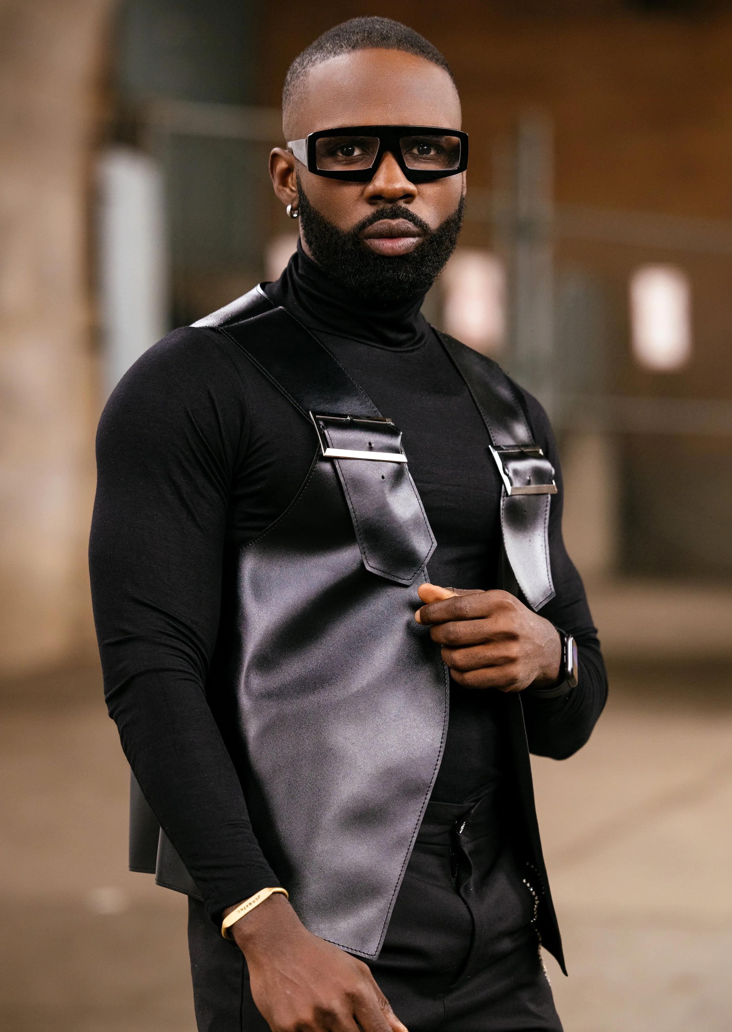 The  Vegan Leather Vest