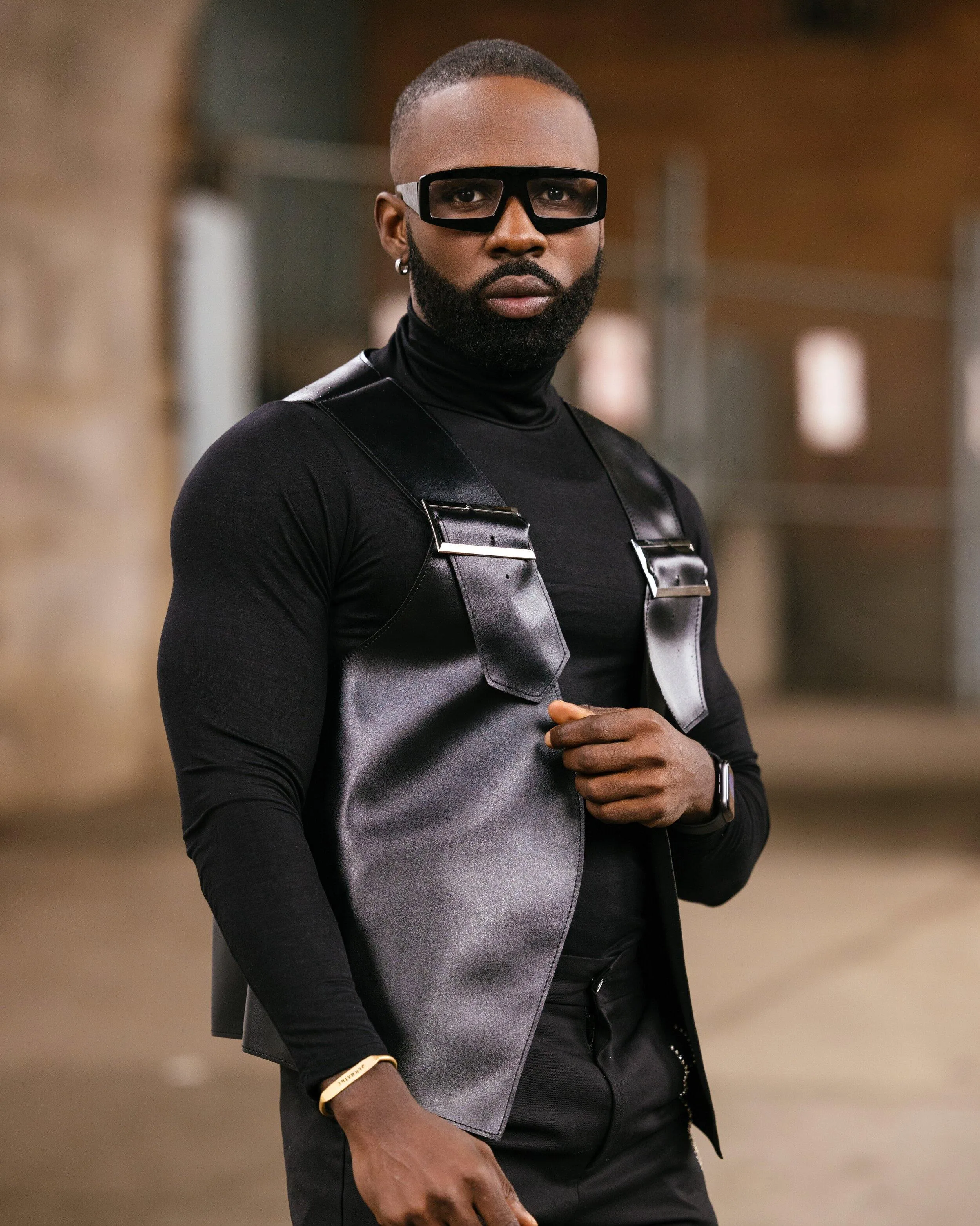 The  Vegan Leather Vest