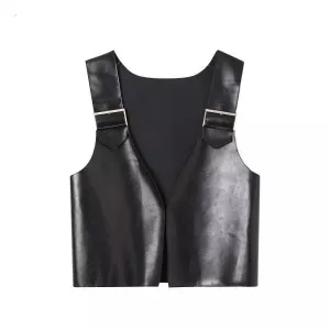 The  Vegan Leather Vest