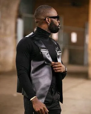 The  Vegan Leather Vest