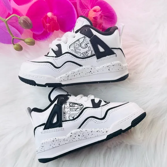 Toddler Jordan 4 Patent Retro SE DIY Sneakers