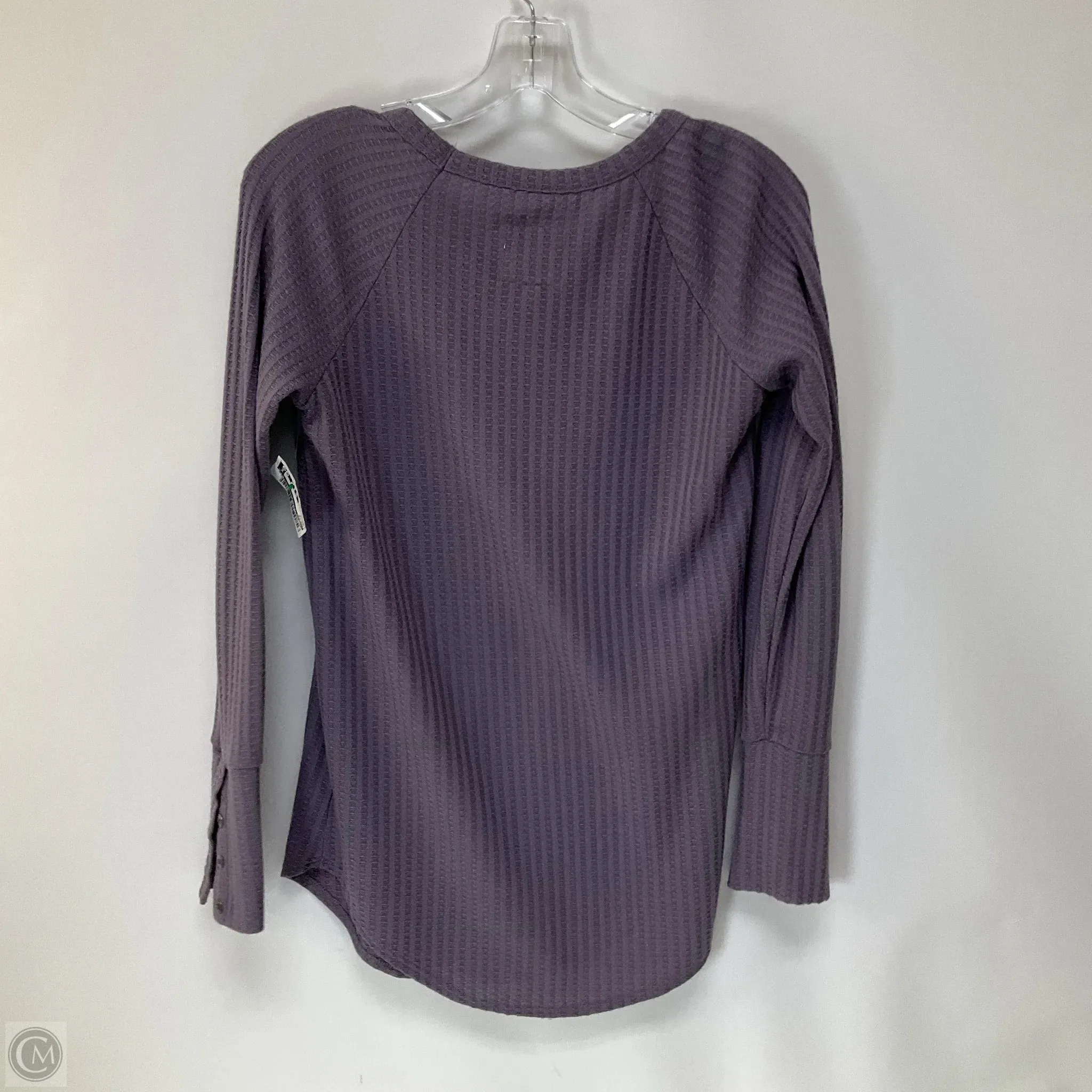Top Long Sleeve By Chaser In Purple, Size: S