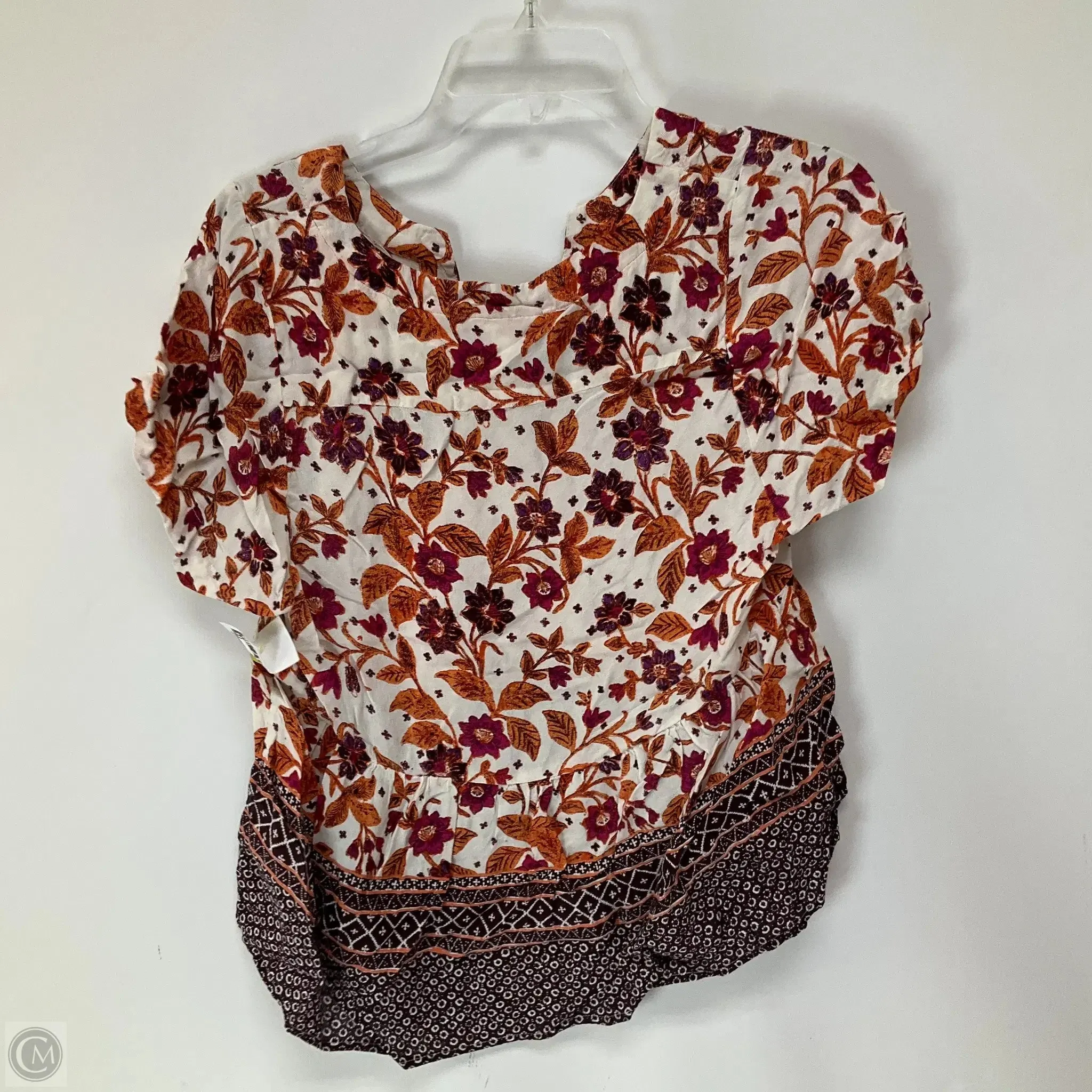 Top Short Sleeve By Maeve In Floral Print, Size: Xs