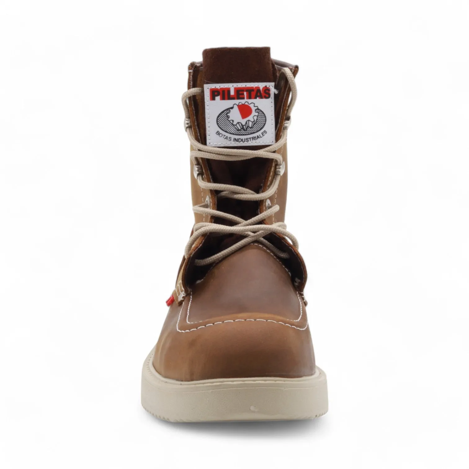 Trooper Men's Ocher Leather Steel Toe Boots