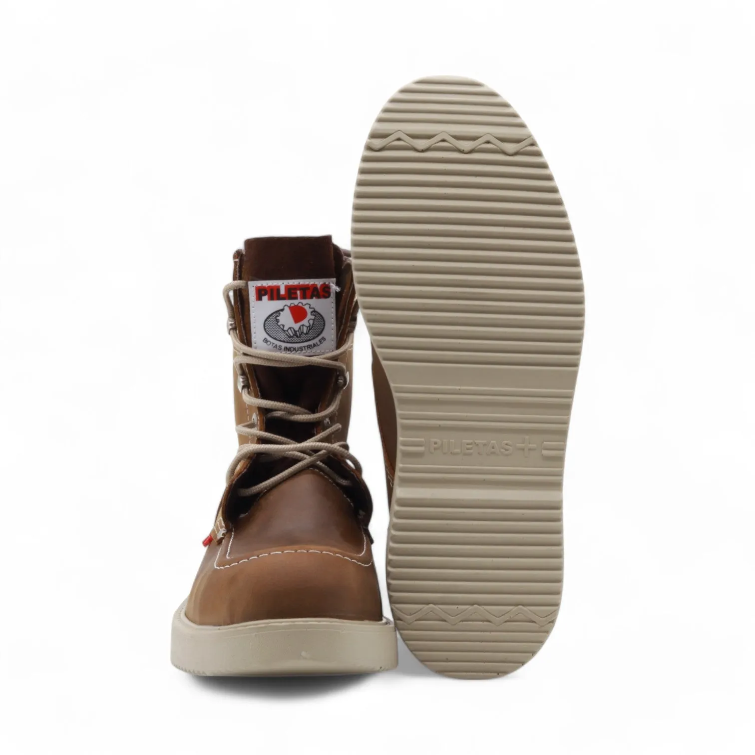 Trooper Men's Ocher Leather Steel Toe Boots
