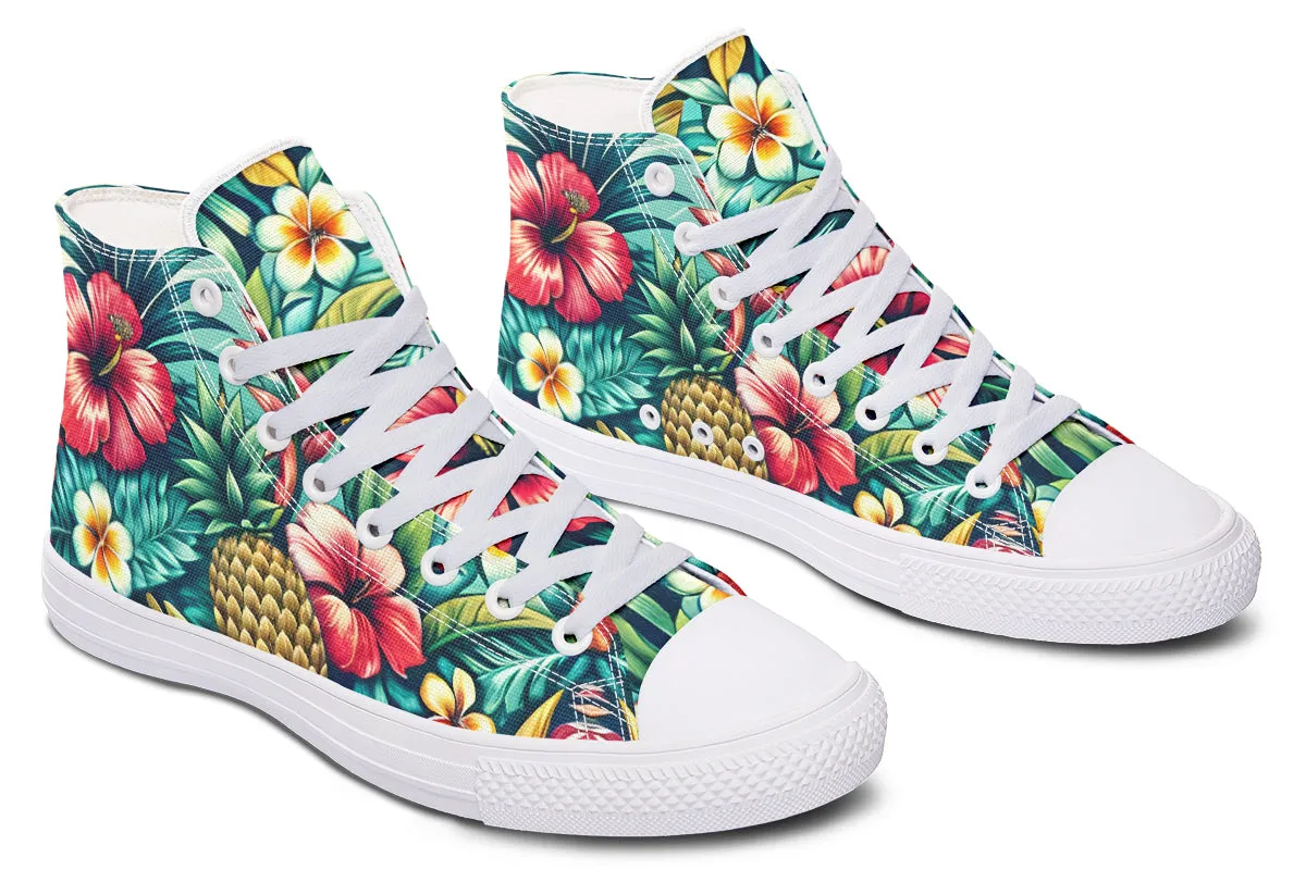 Tropical Flower High Tops