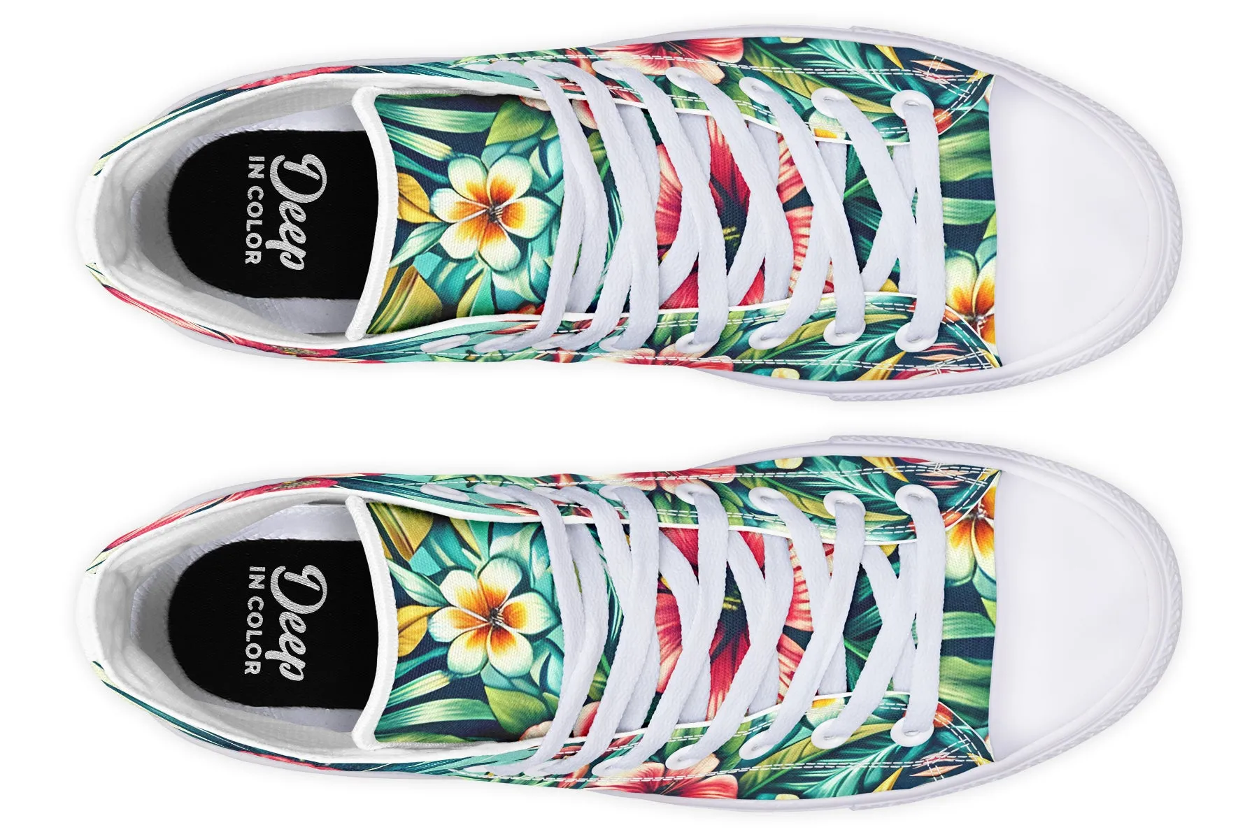 Tropical Flower High Tops
