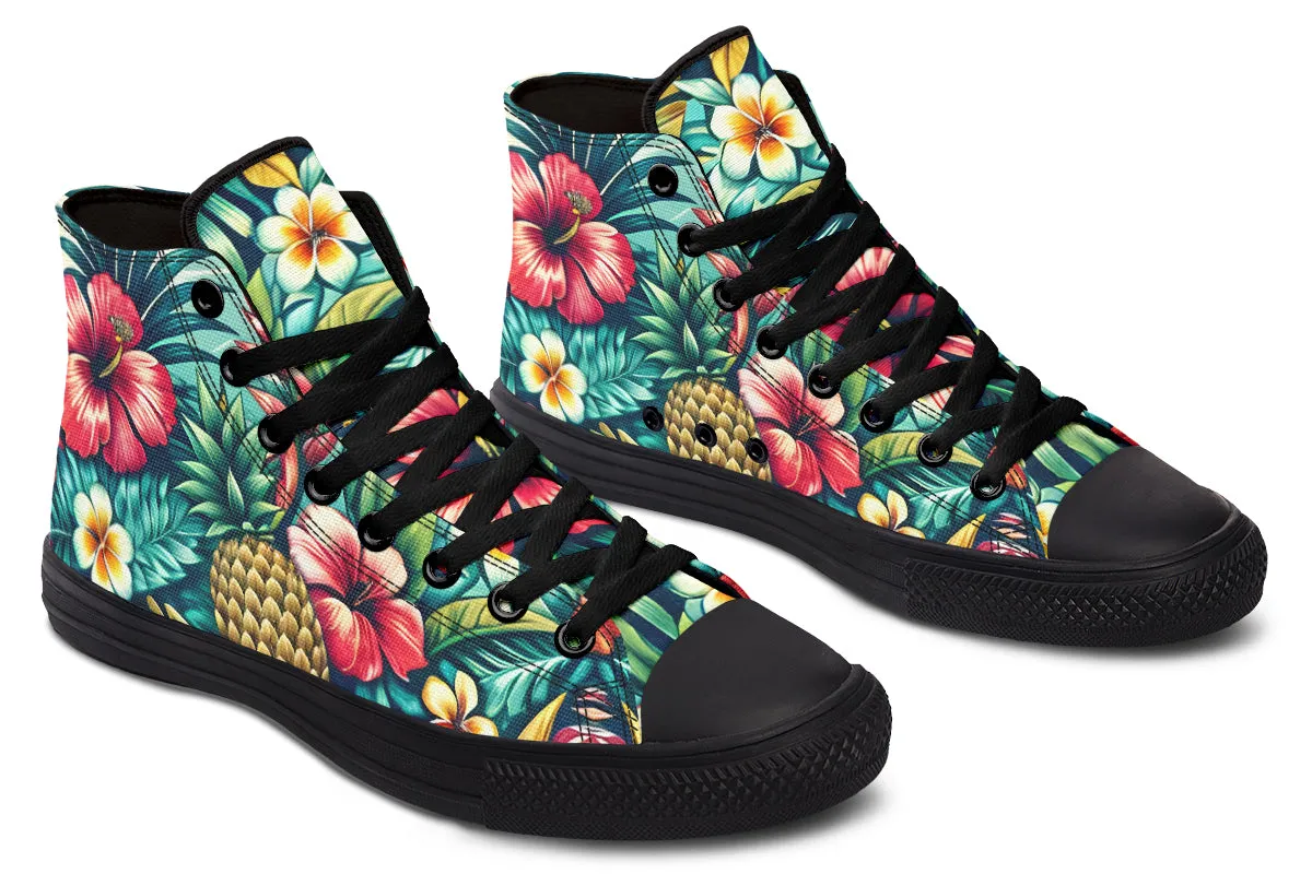 Tropical Flower High Tops