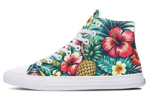 Tropical Flower High Tops