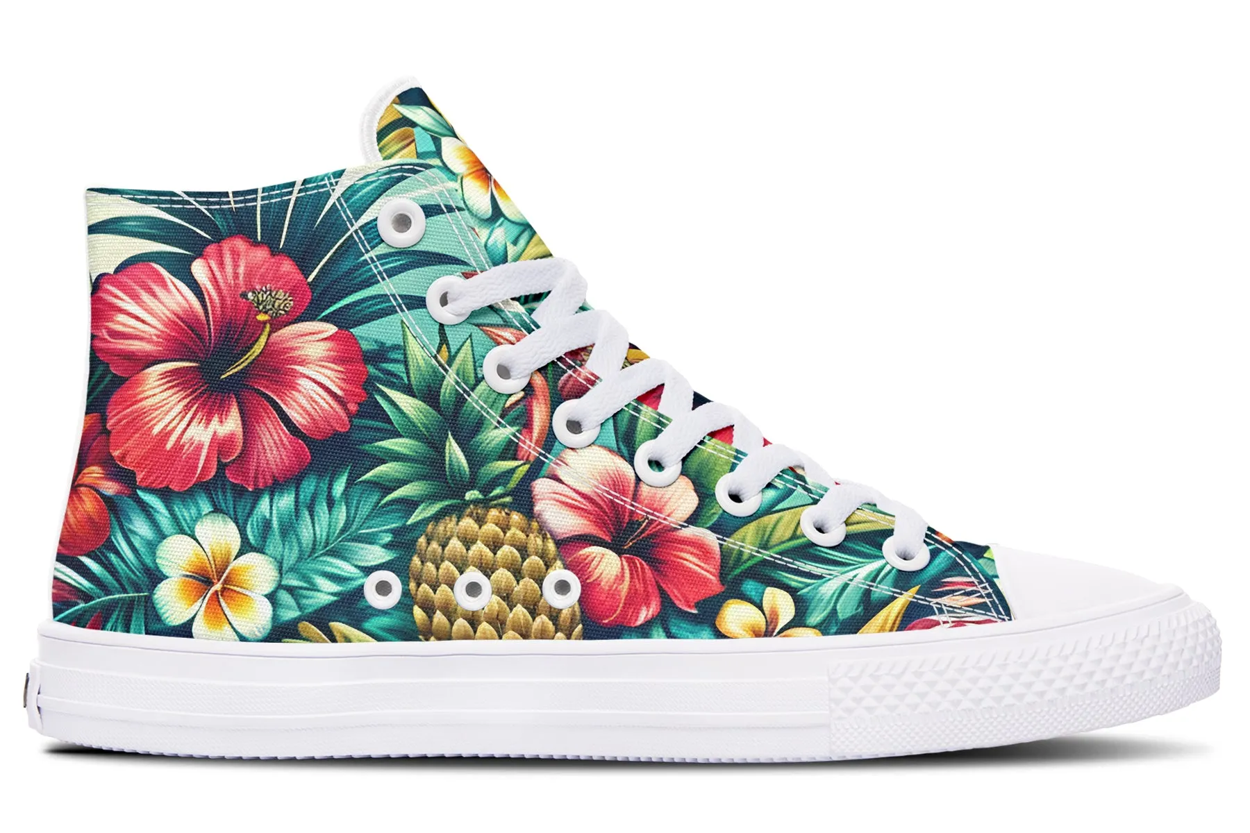 Tropical Flower High Tops