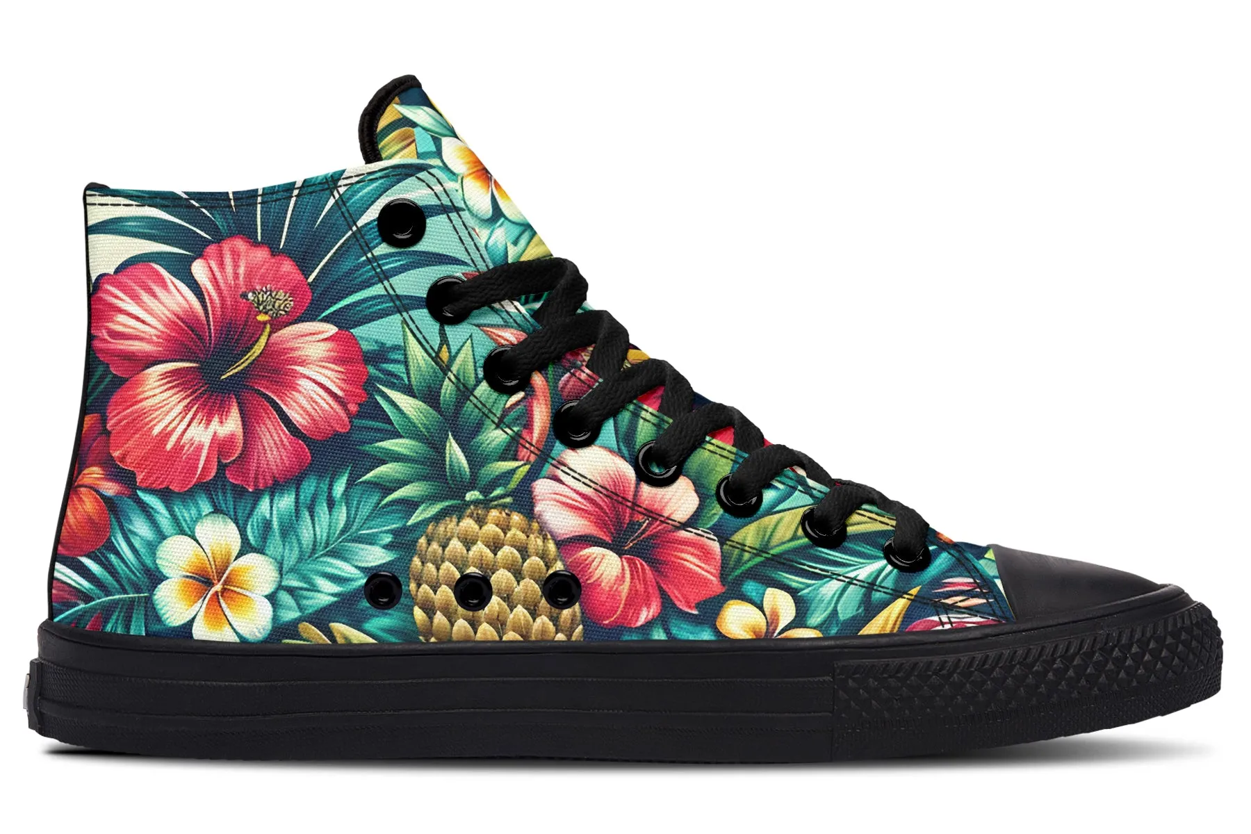 Tropical Flower High Tops